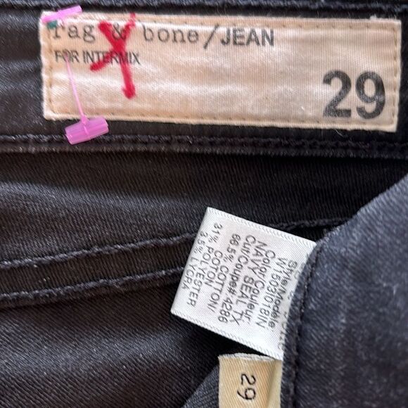 Rag & bone Jean for intermix black 29 leggings very starchy - Picture 6 of 13